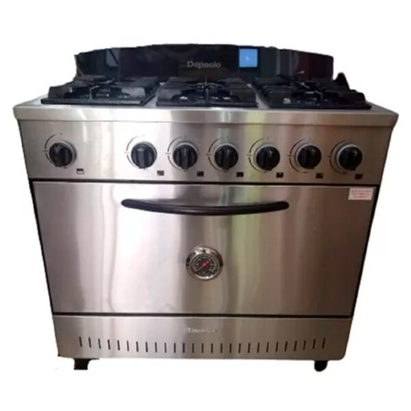Cocina Depaolo 6 hornallas ciega Fundición
