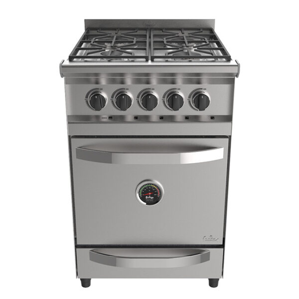 Cocina Fornax Grat 55 cm acero
