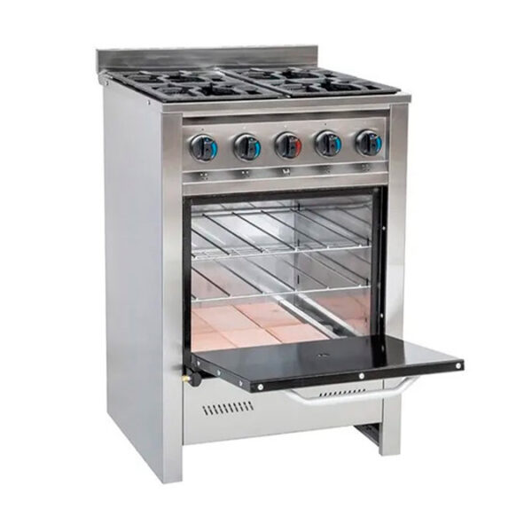 Cocina Gastroequip 58 cm 4 hornallas