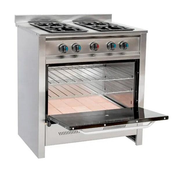 Cocina Gastroequip 80 cm 4 hornallas