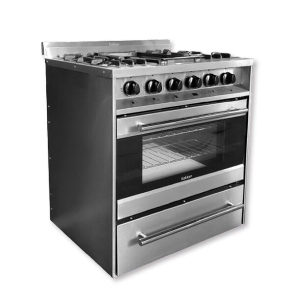 Cocina Kokken 76 cm Plancheta Vidrio y termostato