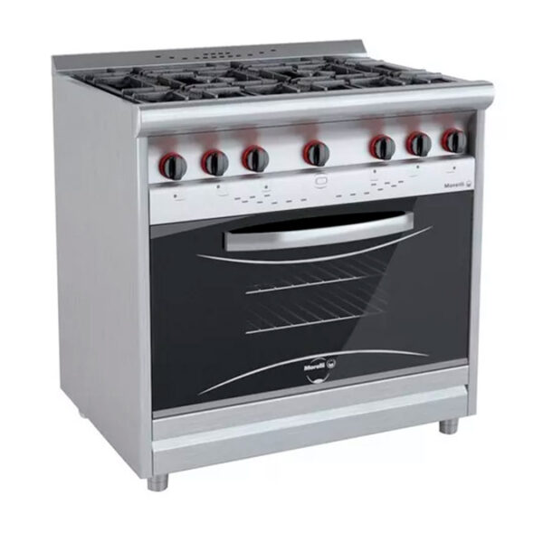 Cocina Morelli Country 87 cm puerta acero