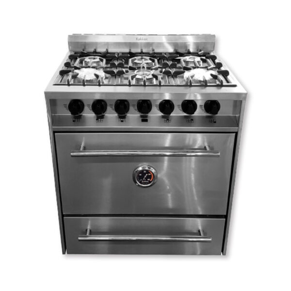 Cocina Kokken 76 cm 6h Acero