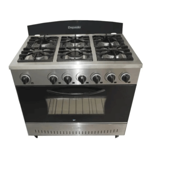 Cocina Depaolo 6 hornallas Puerta Visor